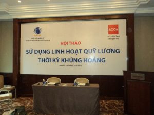 In phông hội nghị, hội thảo, sự kiện tại TpHcm