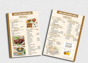 In thiết kế menu giá rẻ chuyên nghiệp